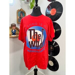 The Who Farewell Tour T-Shirt – XL – Red Graphic Tee